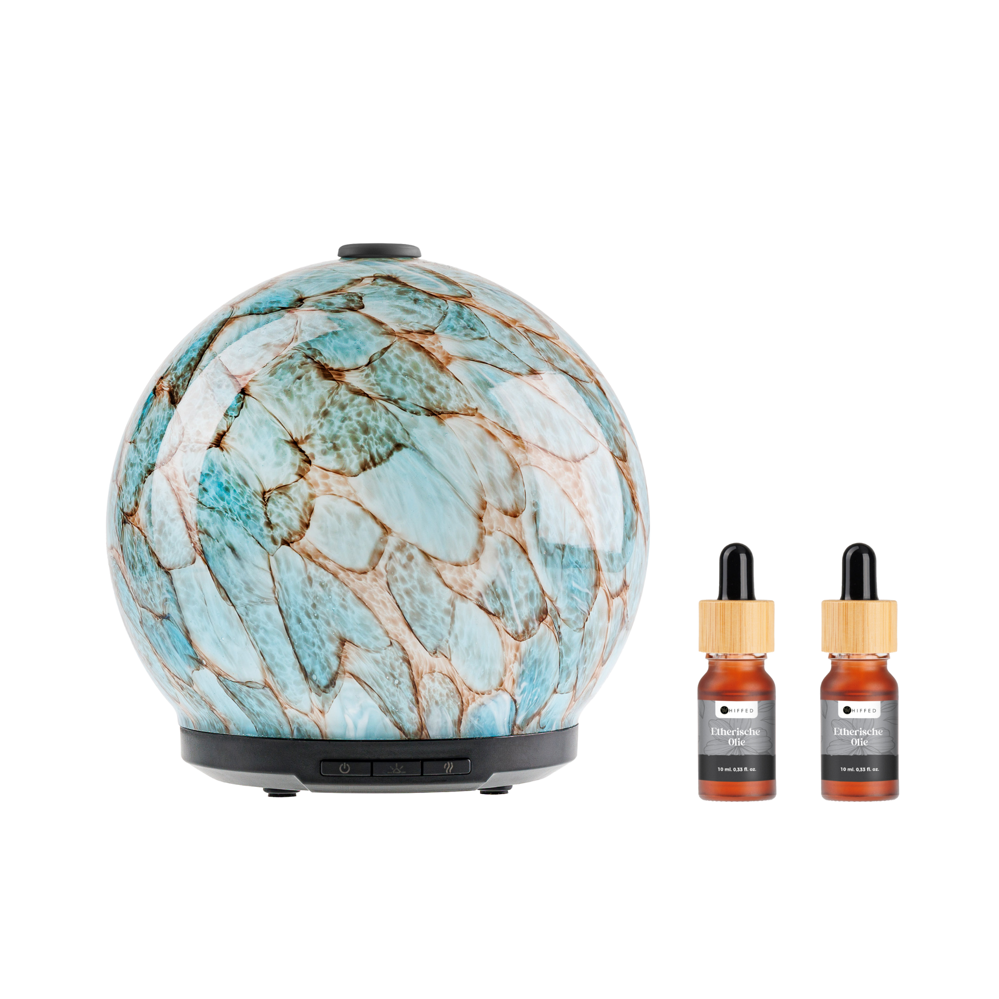 Marble Aroma Diffuser met Keuze 2x Etherische Olie (10ML) - Whiffed